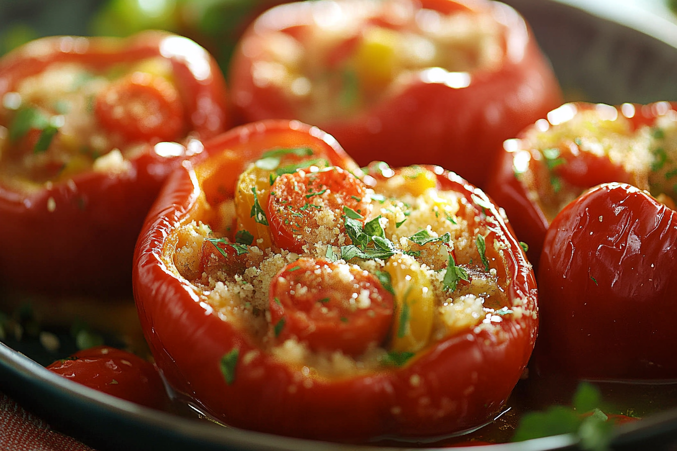 Faszerowane papryki z quinoa