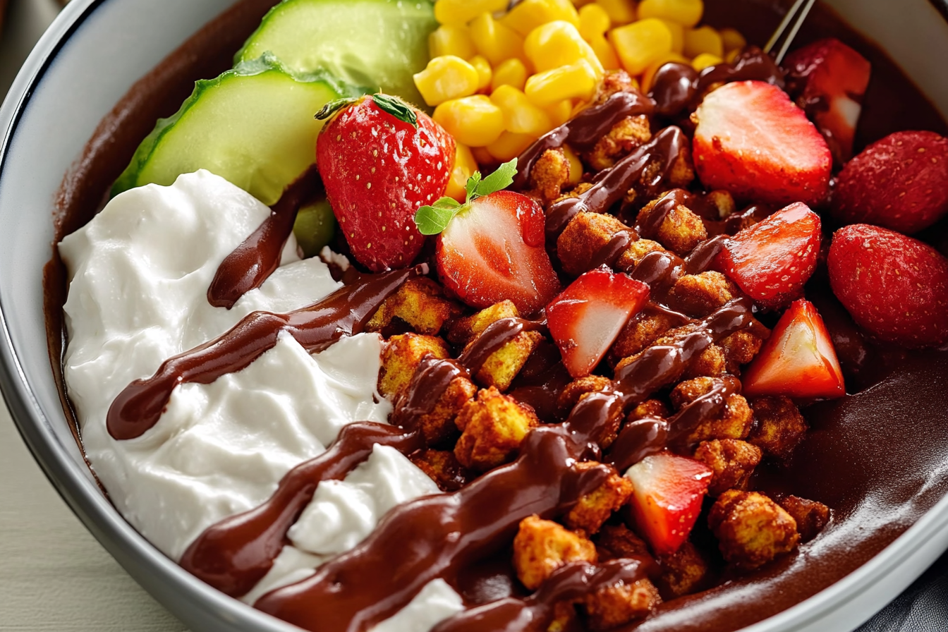 Fondue czekoladowe w cieście