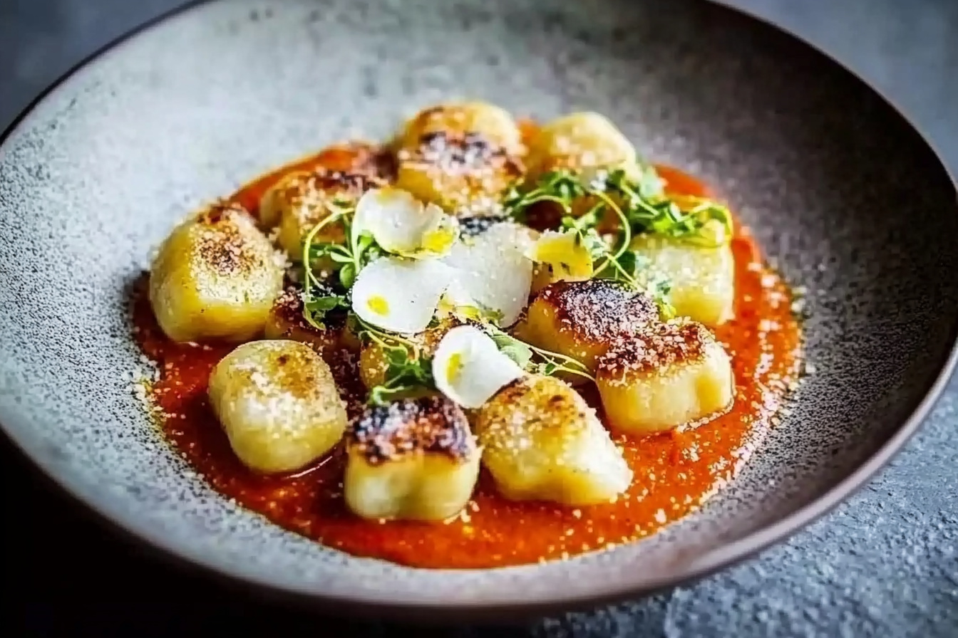 Gnocchi z kremem z papryki