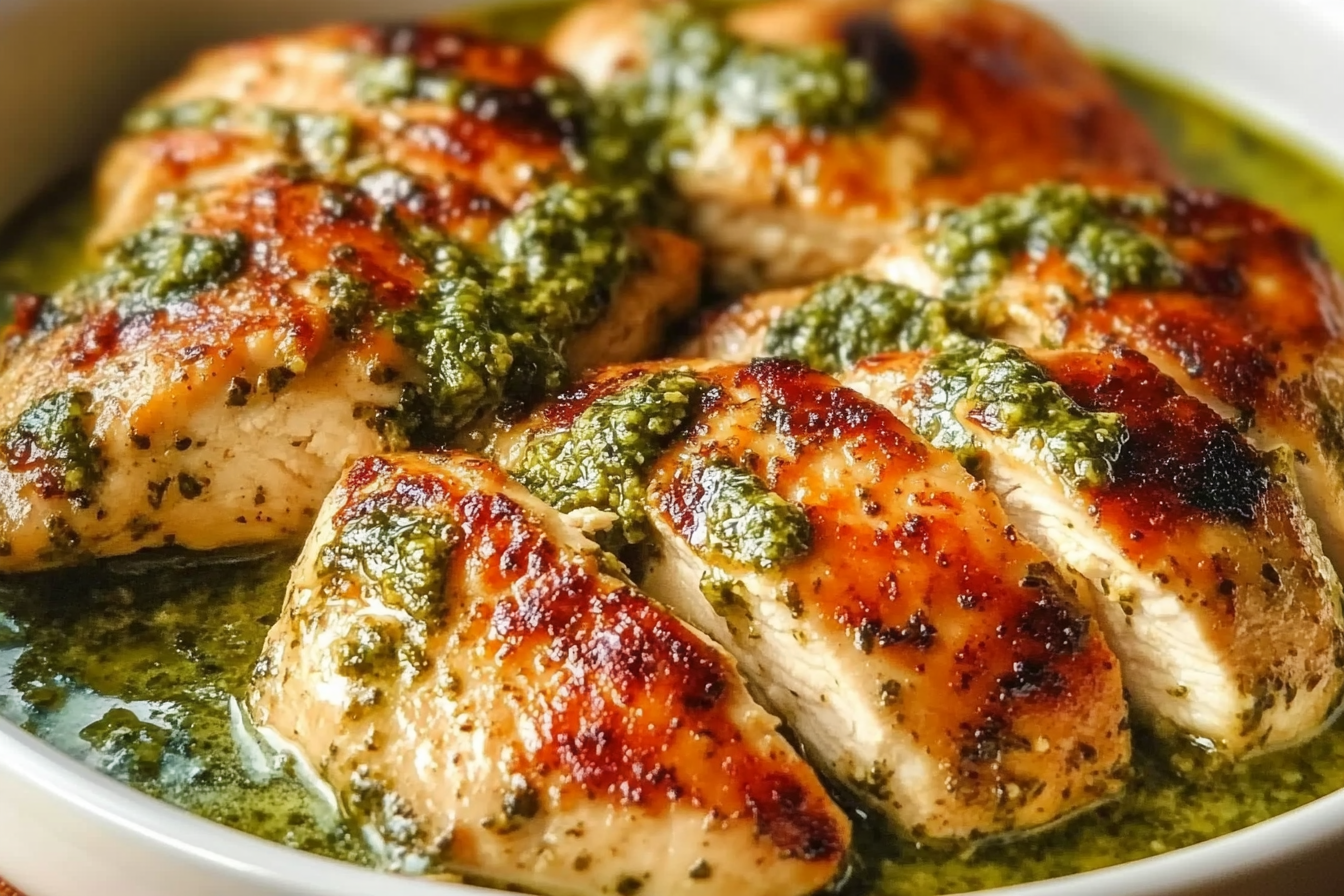 Kremowy kurczak z pesto