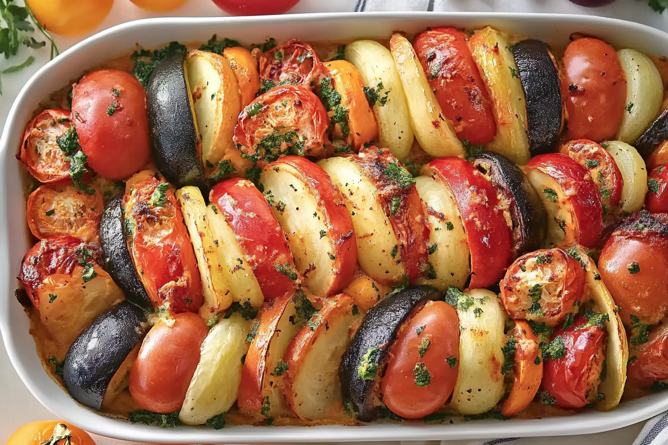 Zapiekanka ratatouille z serem