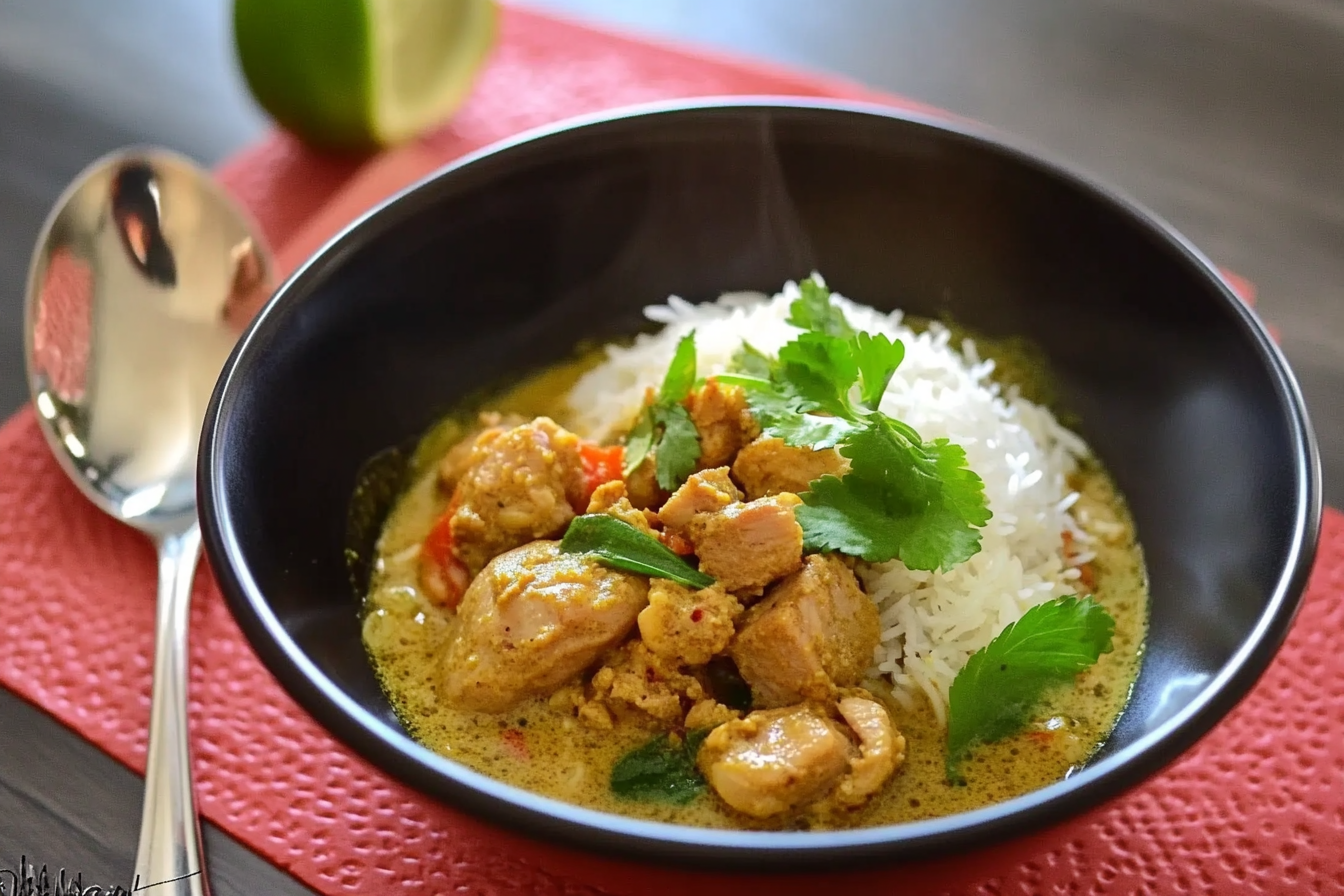 Curry wieprzowe z kokosem