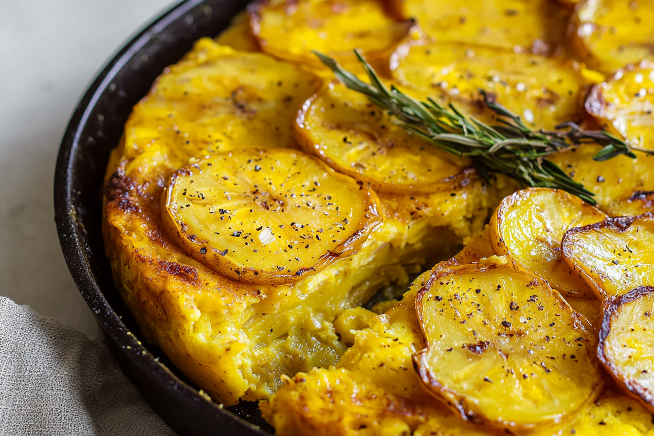 Frittata z platanami