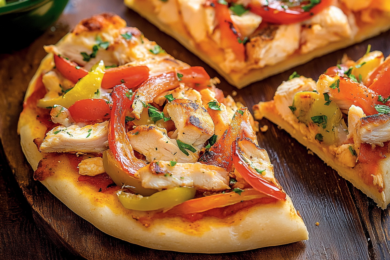 Pizza z kurczakiem shish taouk