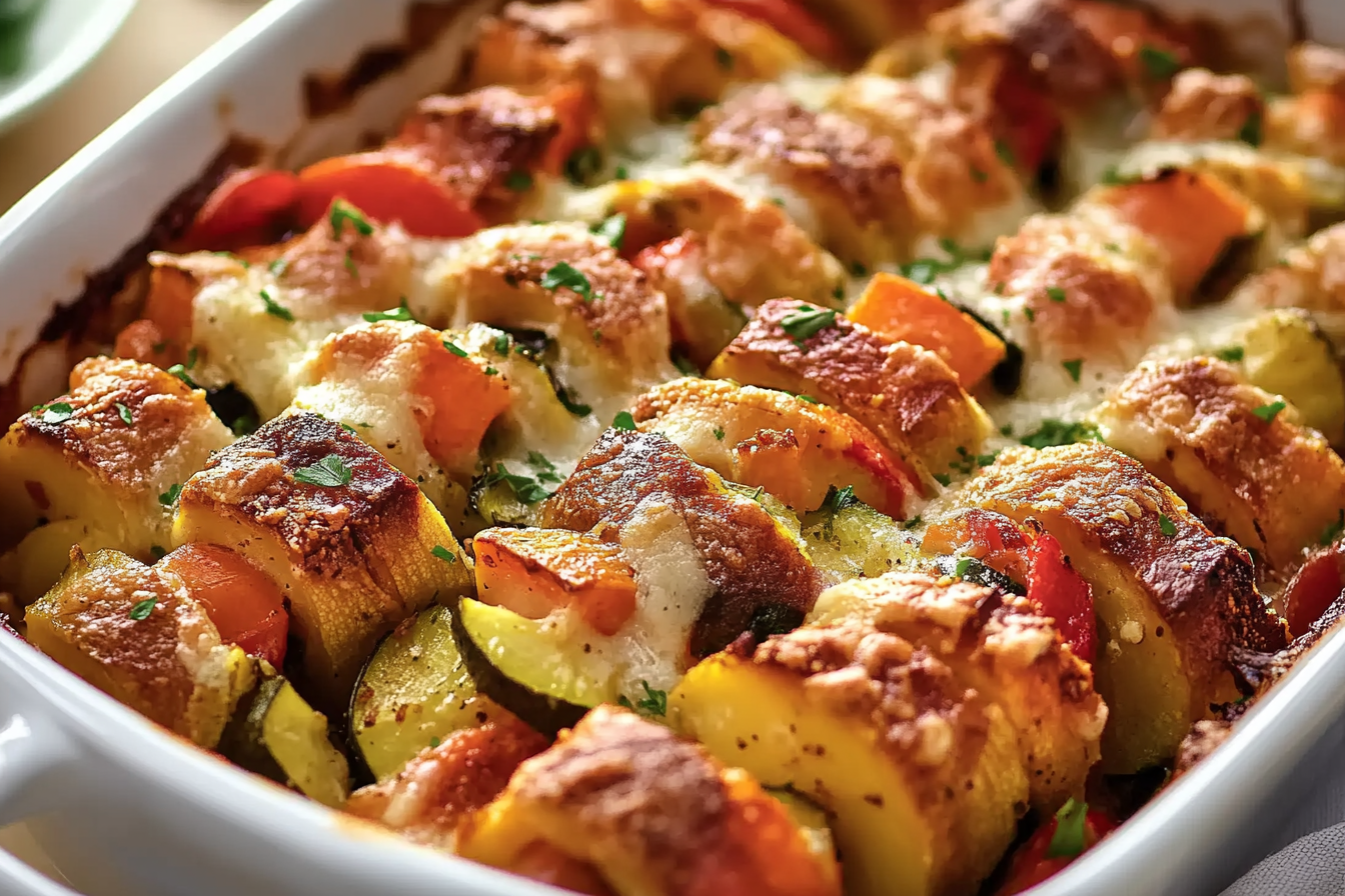 Zapiekanka ratatouille z serem