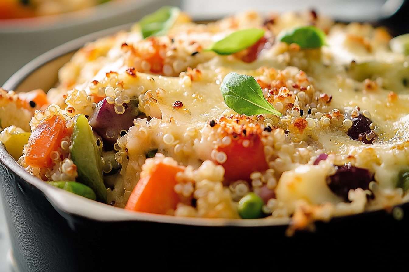 Gratin warzywny z quinoą