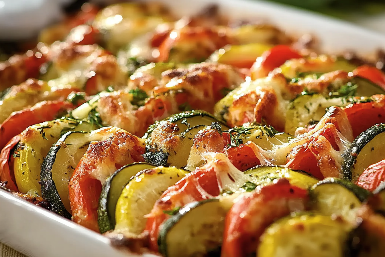 Zapiekanka ratatouille z serem
