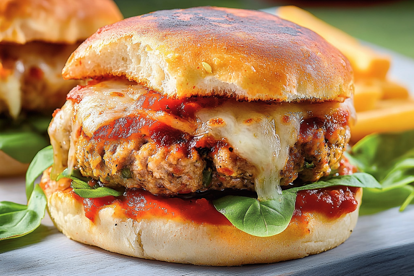 Burgery z nadzieniem pizzy
