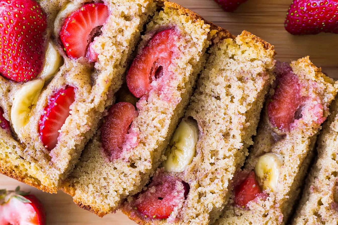 Chlebek truskawkowo-bananowy