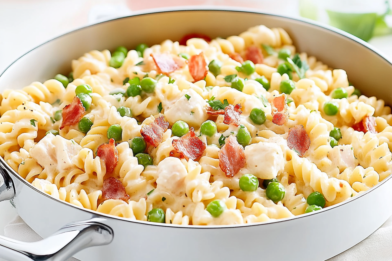 Fusilli kremowe z pancettą