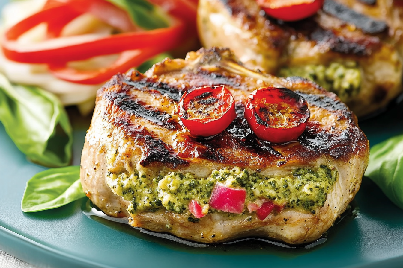 Kotleciki wieprzowe z pesto