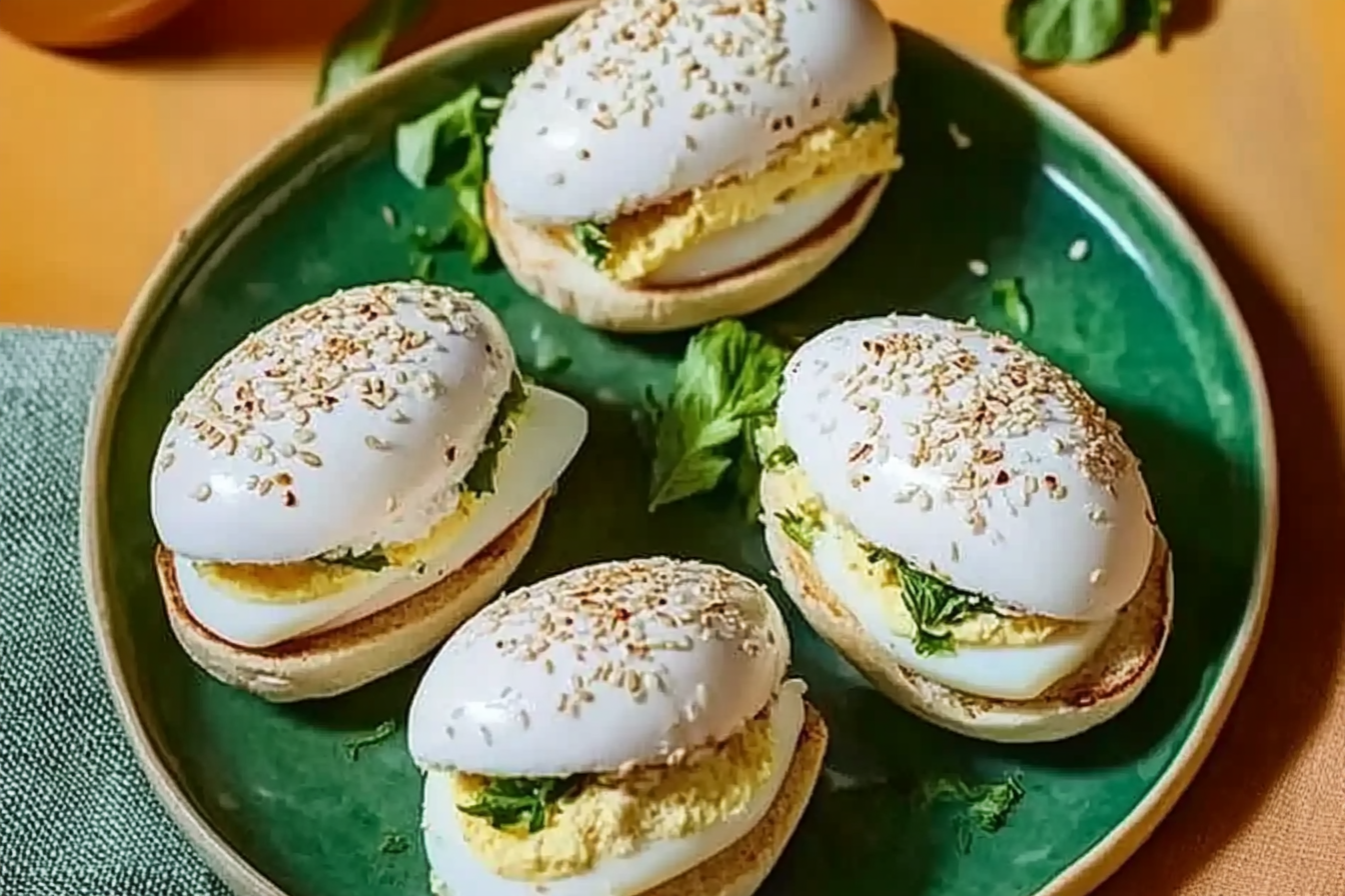 Mini burgery z jajkiem