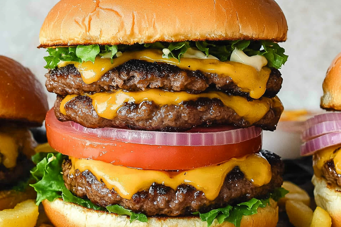 Przepis na burgera z wołowiny