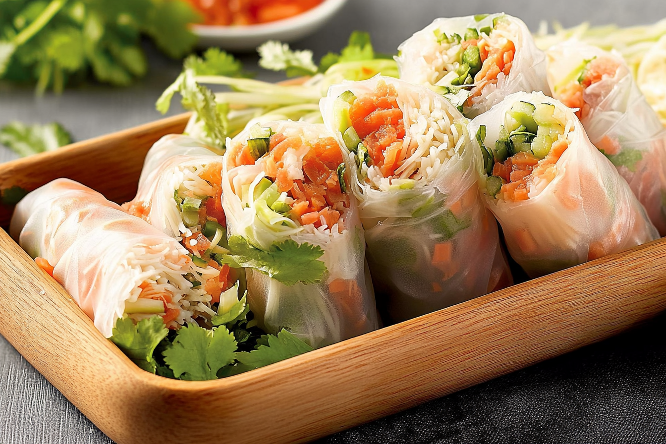 R Rolls z kimchi i daikon