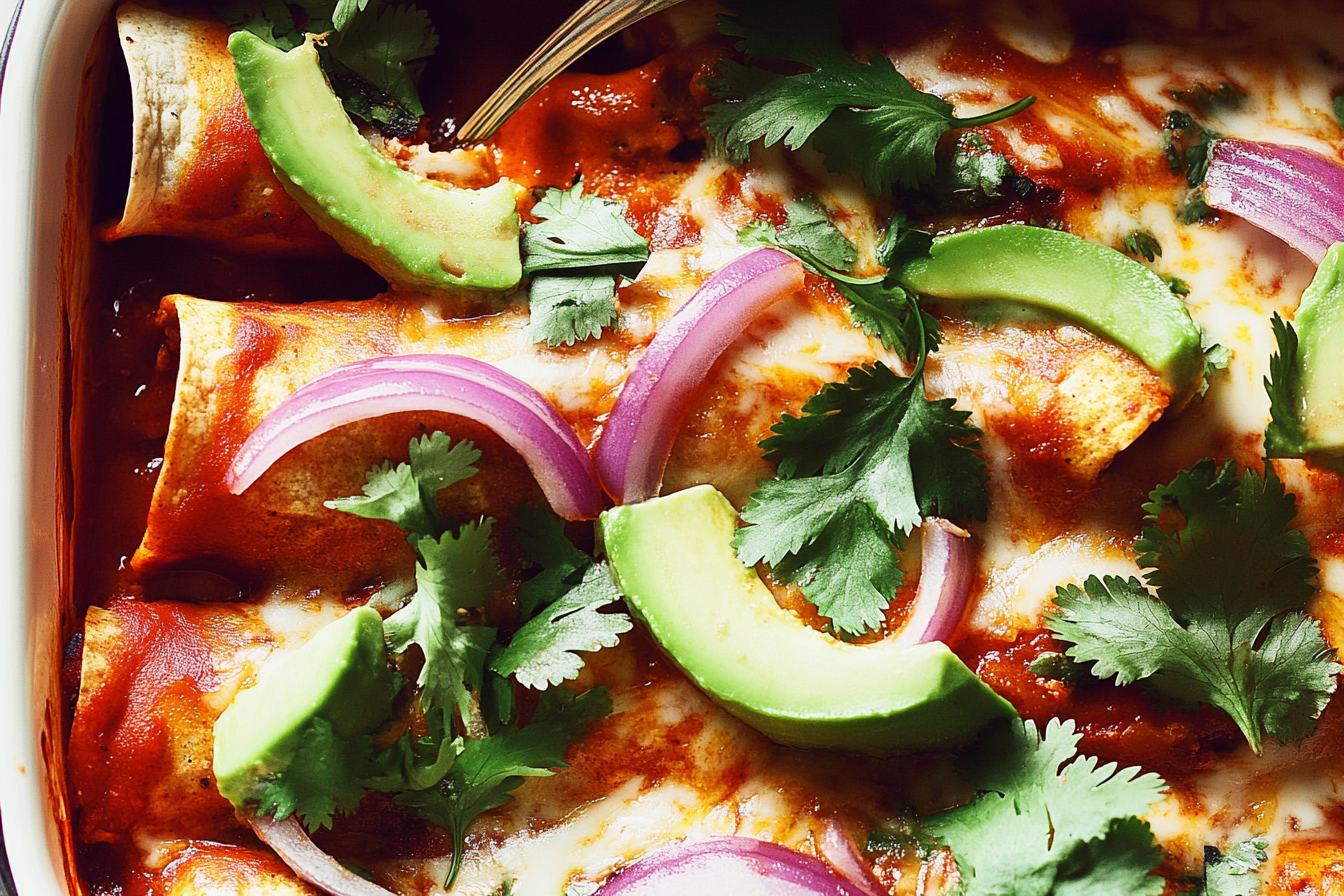 Wegetariańskie enchilady