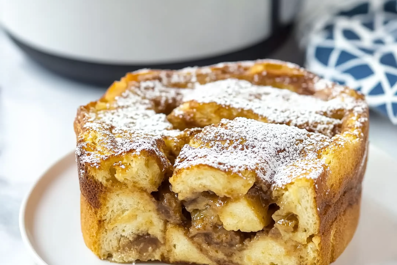 Zapiekanka francuskiego tostów w wolnowarze
