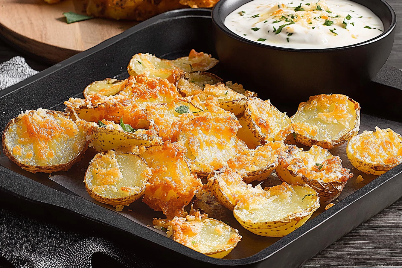 Ziemniaki w skorupce parmezanowej