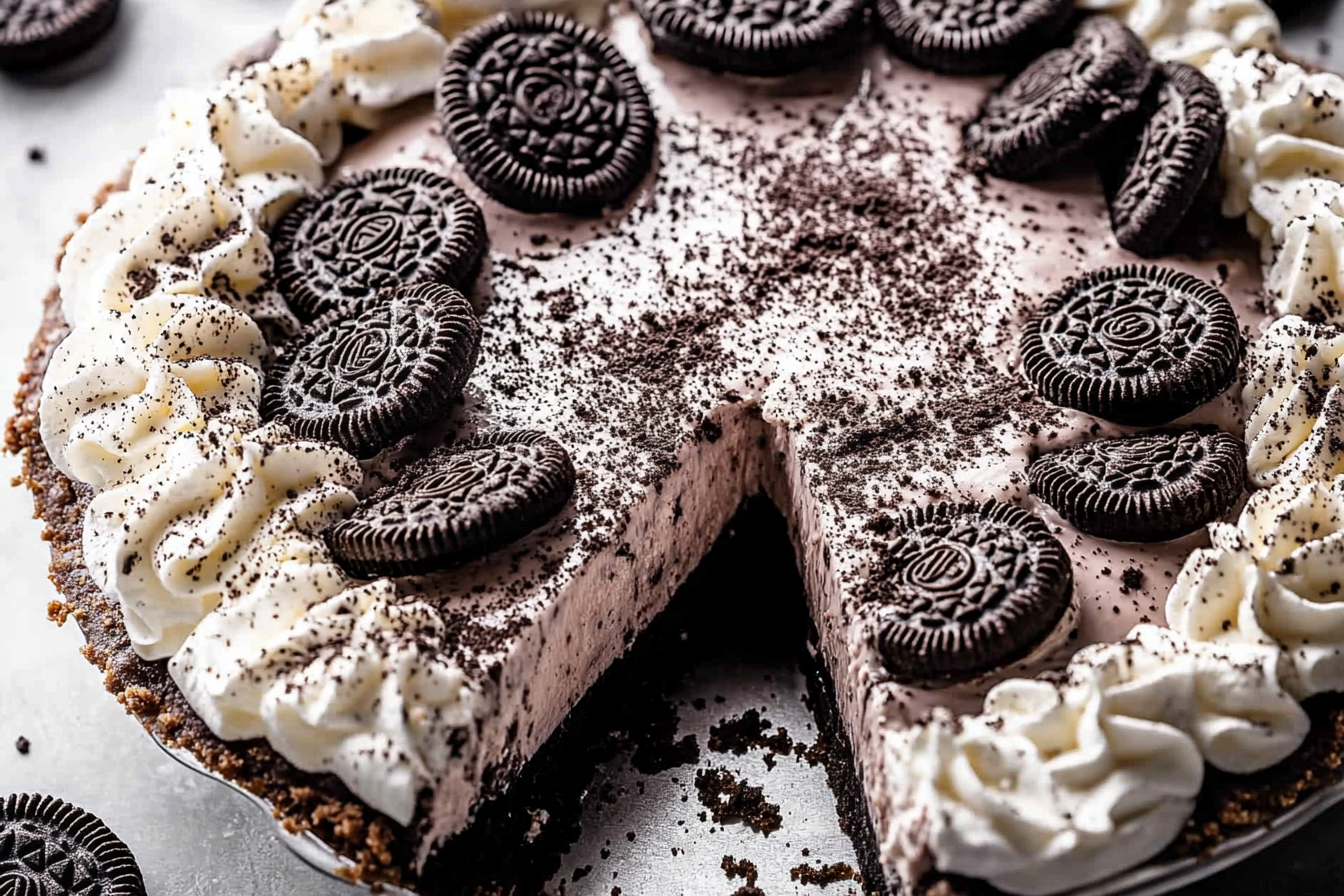 Ciasto Oreo z bitą śmietaną