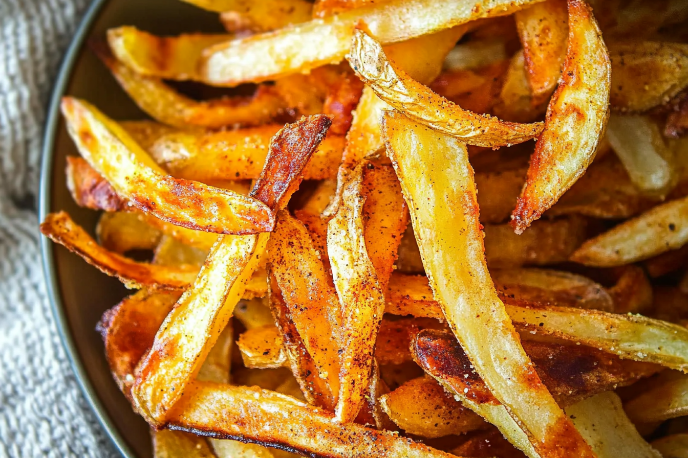 Frytki domowe w frytkownicy
