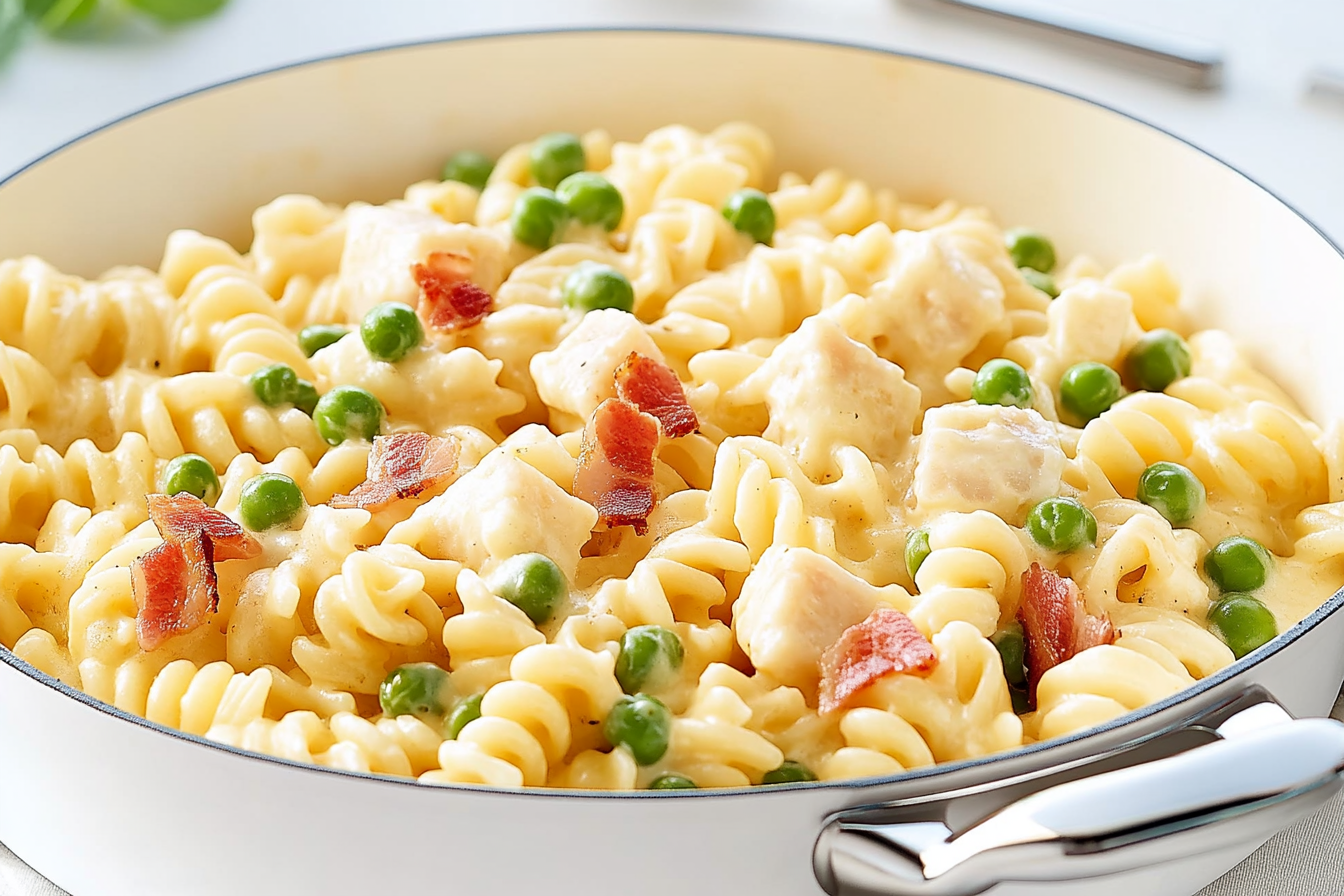 Fusilli kremowe z pancettą