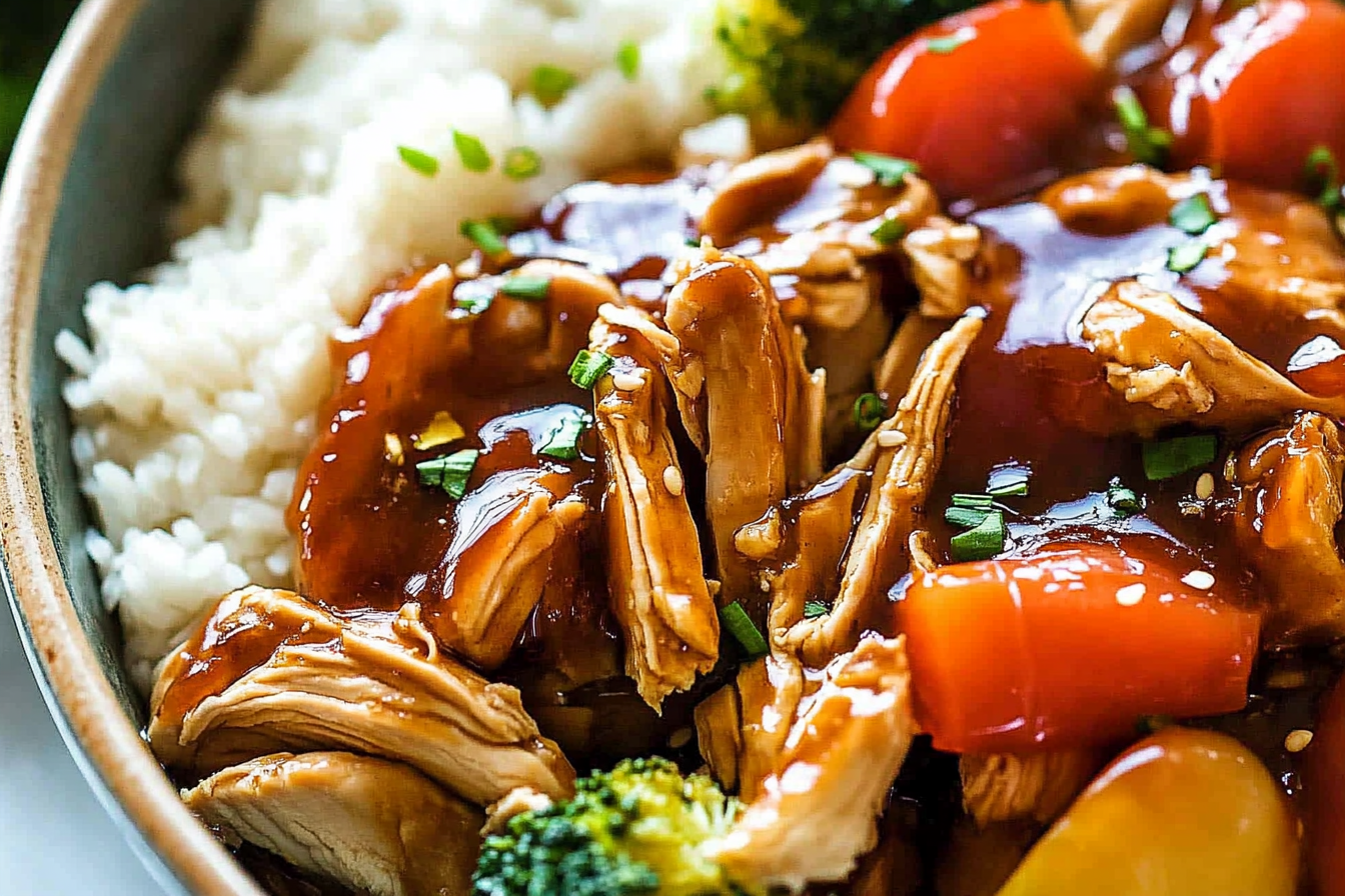 Kurczak teriyaki w wolnowarze