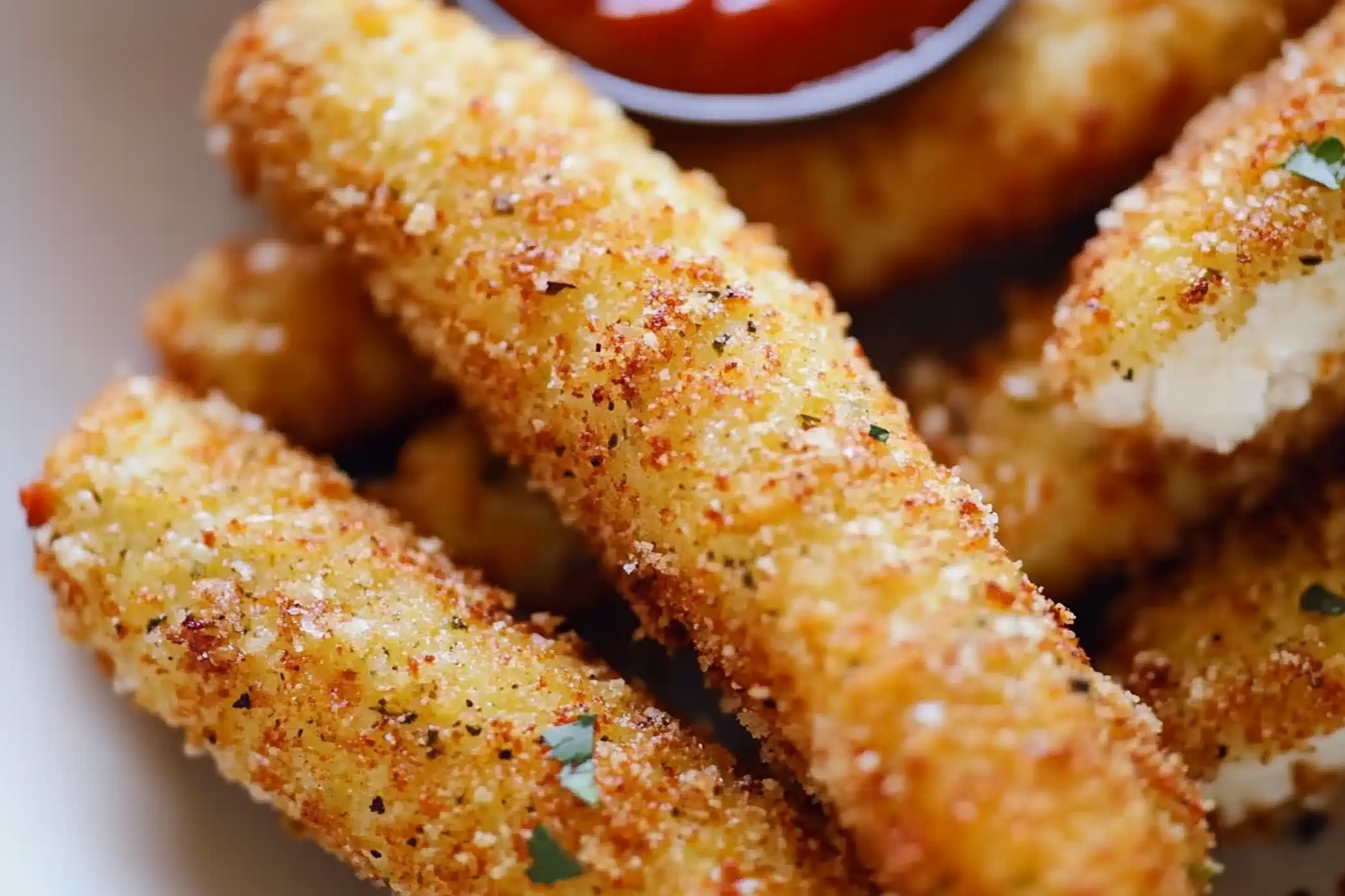 Paluszki mozzarelli z frytkownicy powietrznej