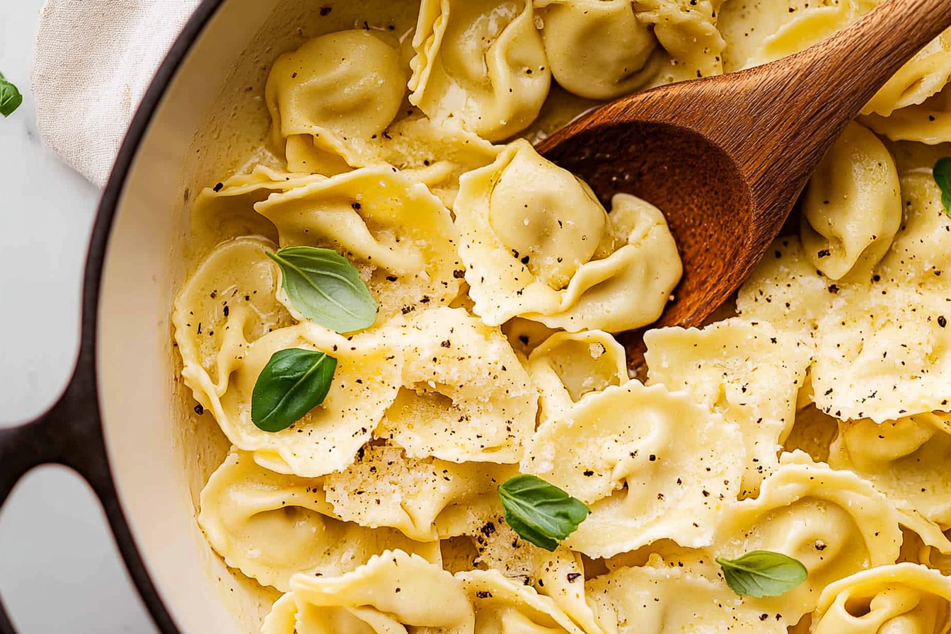 Sos cytrynowo-maślany do tortellini
