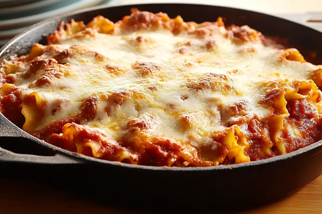 Szybka lasagna w patelni