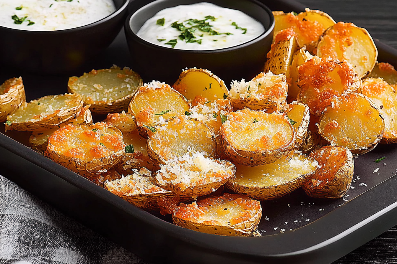 Ziemniaki w skorupce parmezanowej