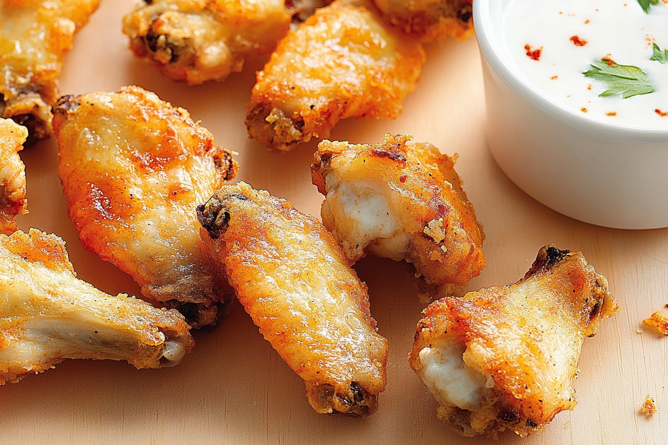 Airy kurowe skrzydełka z parmezanem