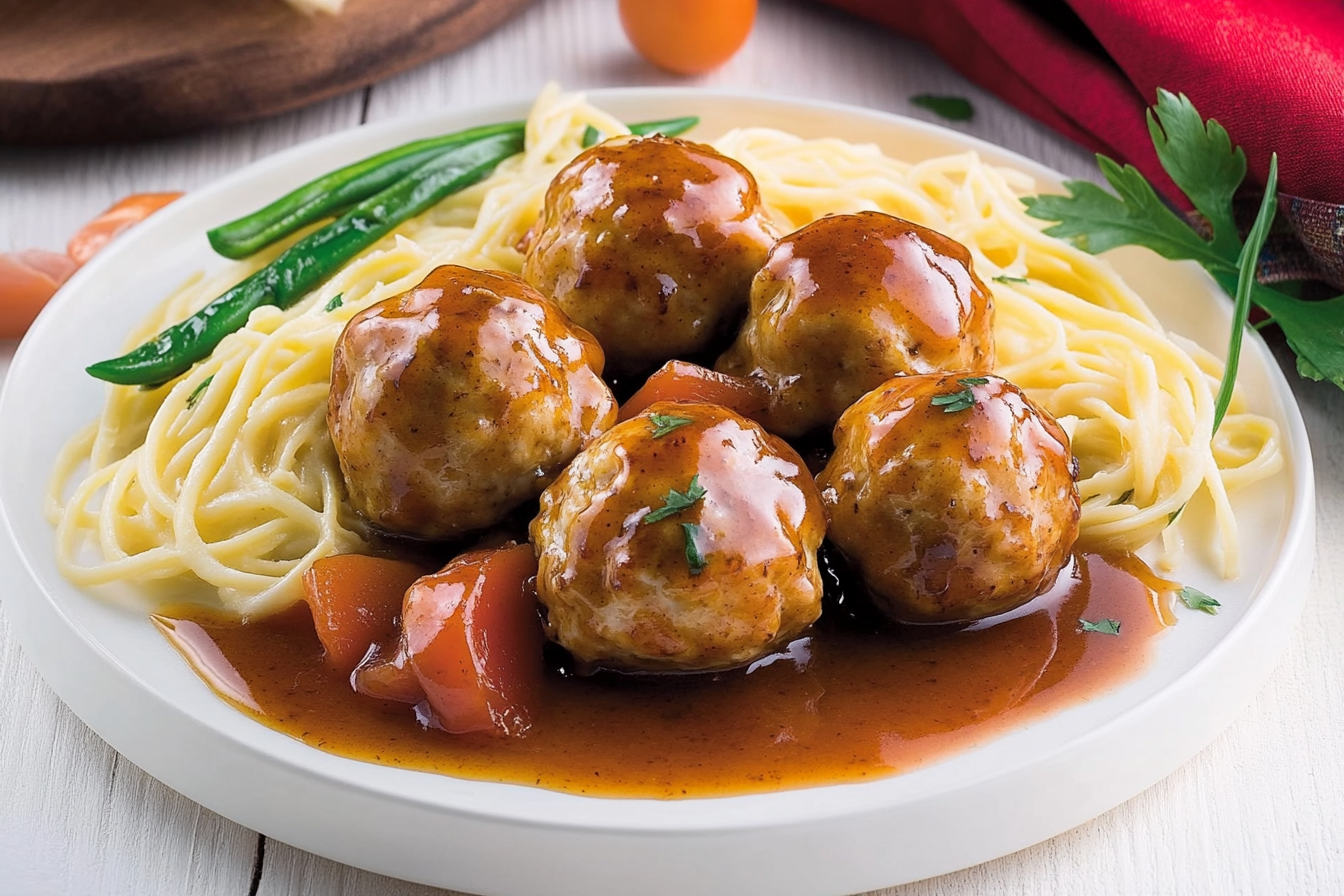 Boulettes z kurczaka z musztardą