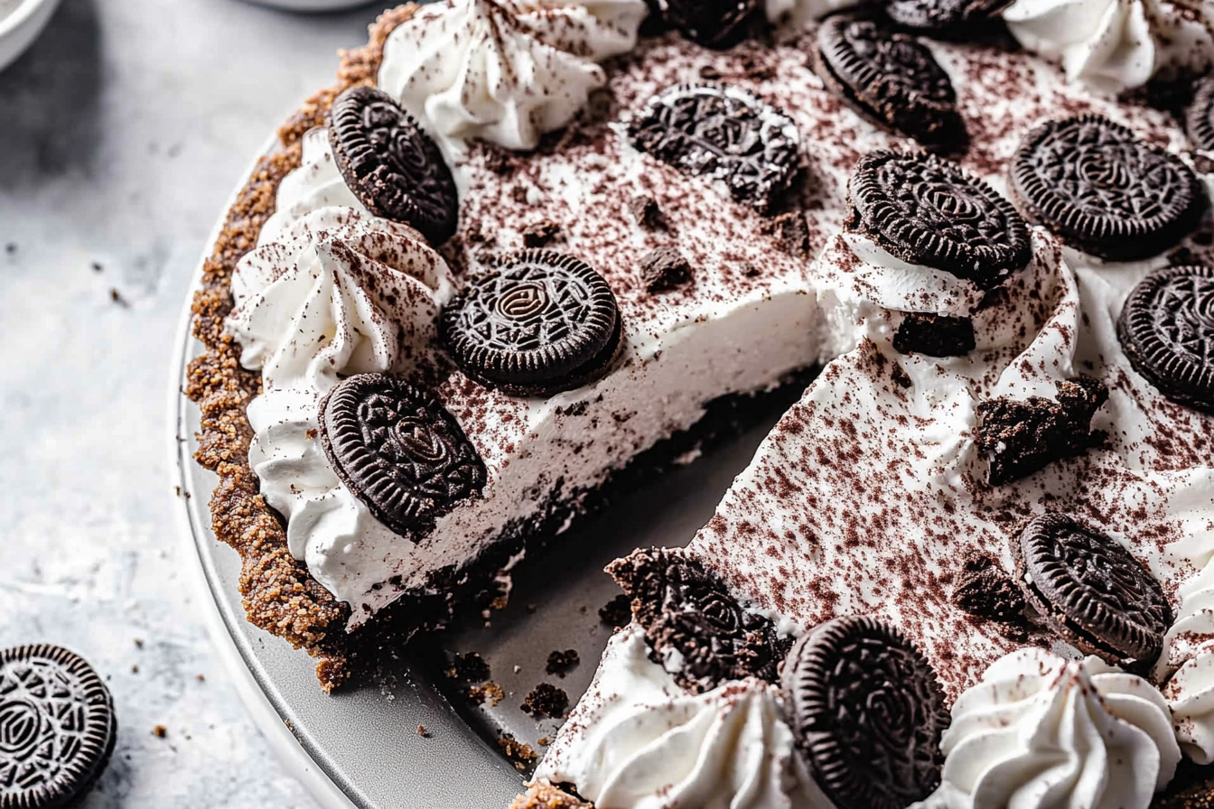 Ciasto Oreo z bitą śmietaną