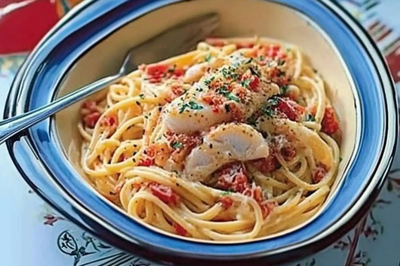 Linguine z pogłosem