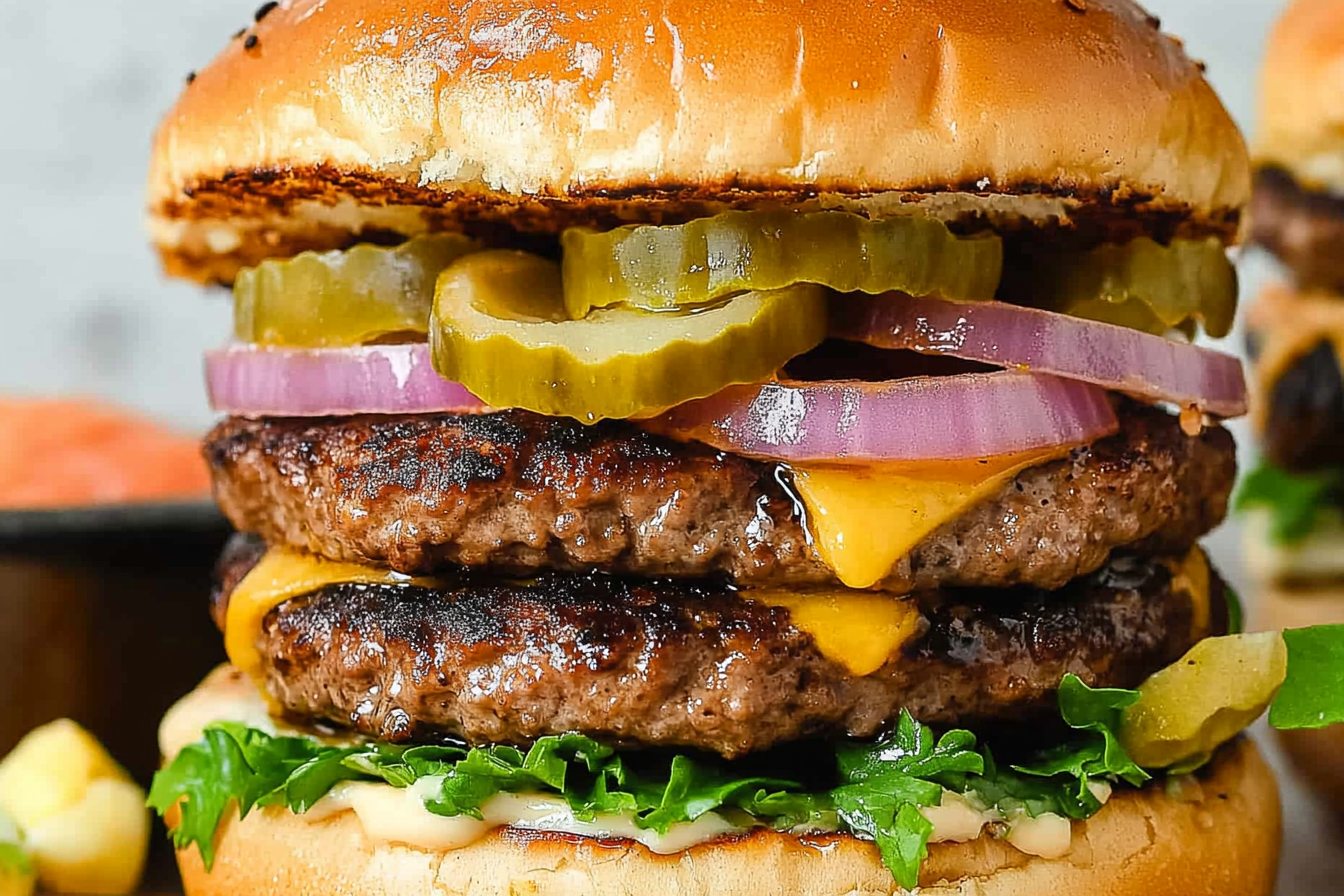 Przepis na burgera z wołowiny