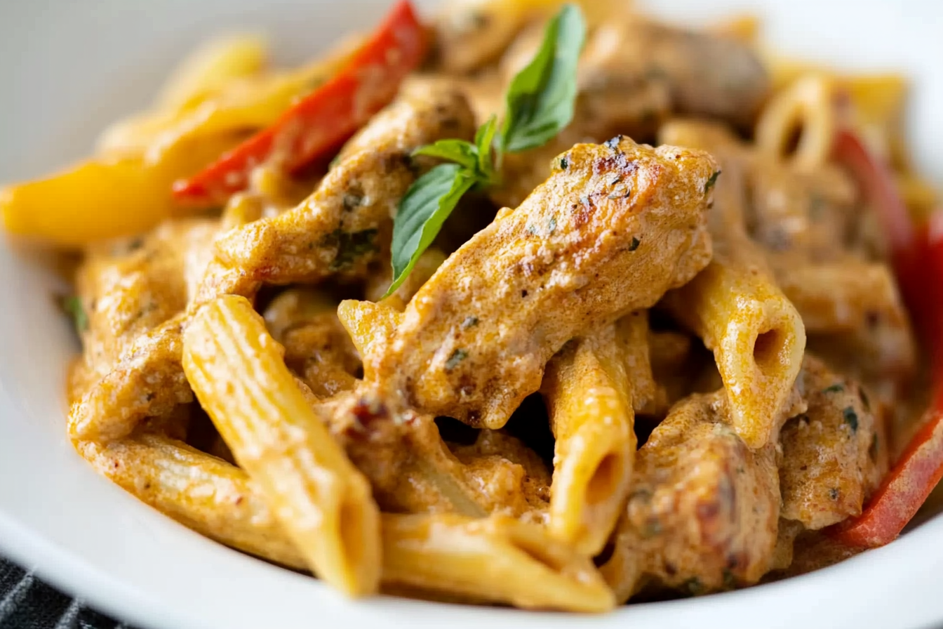 Rasta pasta z kurczakiem jerk