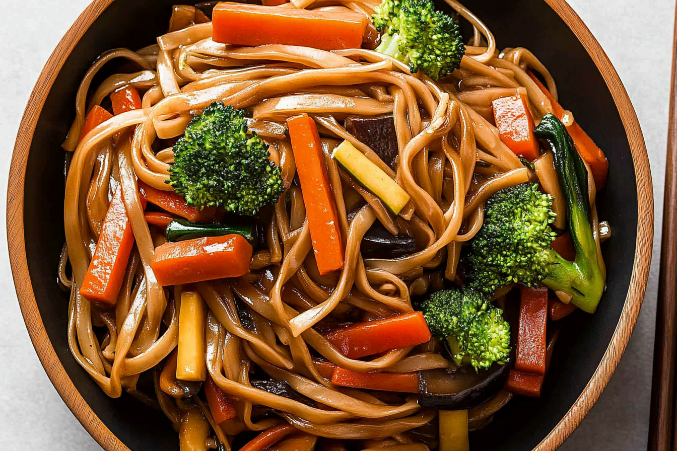 Warzywne lo mein