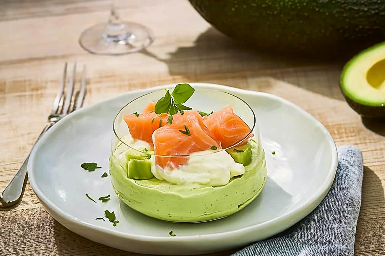 Werriny z mascarpone, awokado i łososiem