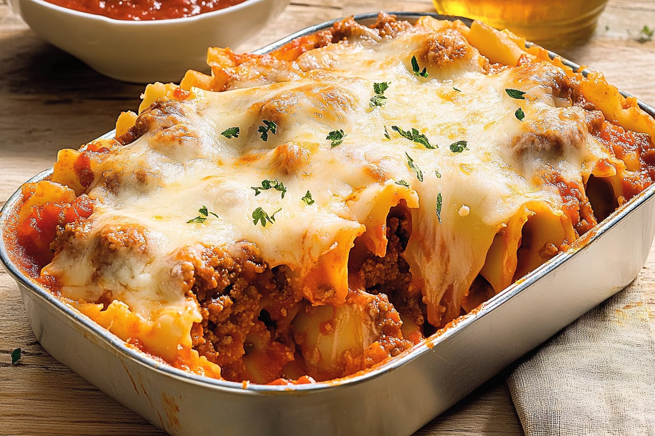 Barquette lasagne z pulpetami