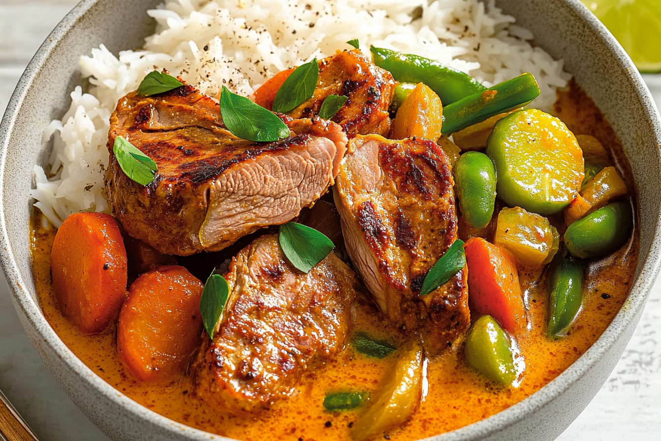 Curry z kaczki i warzyw