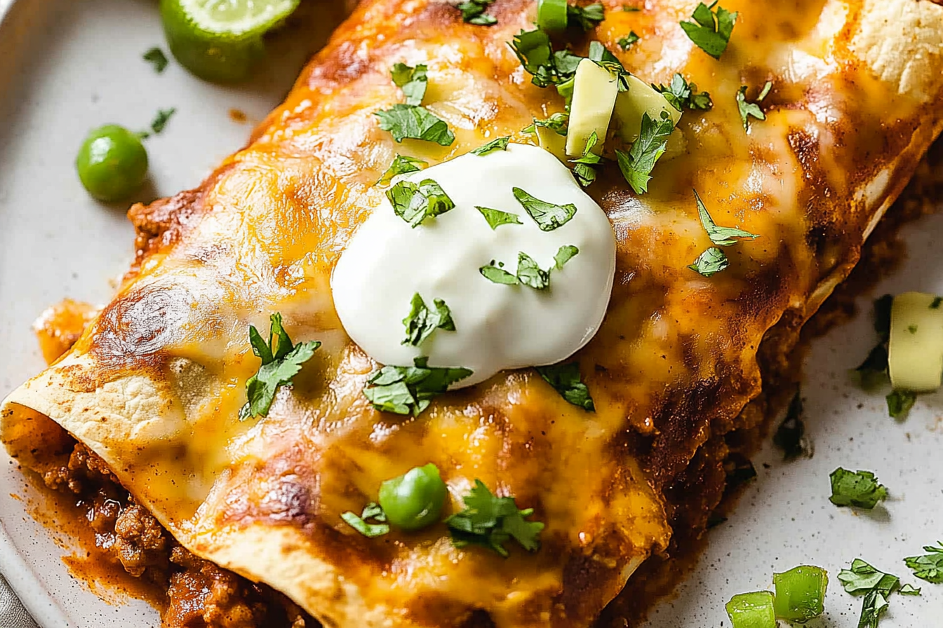 Enchiladas z mielonej wołowiny