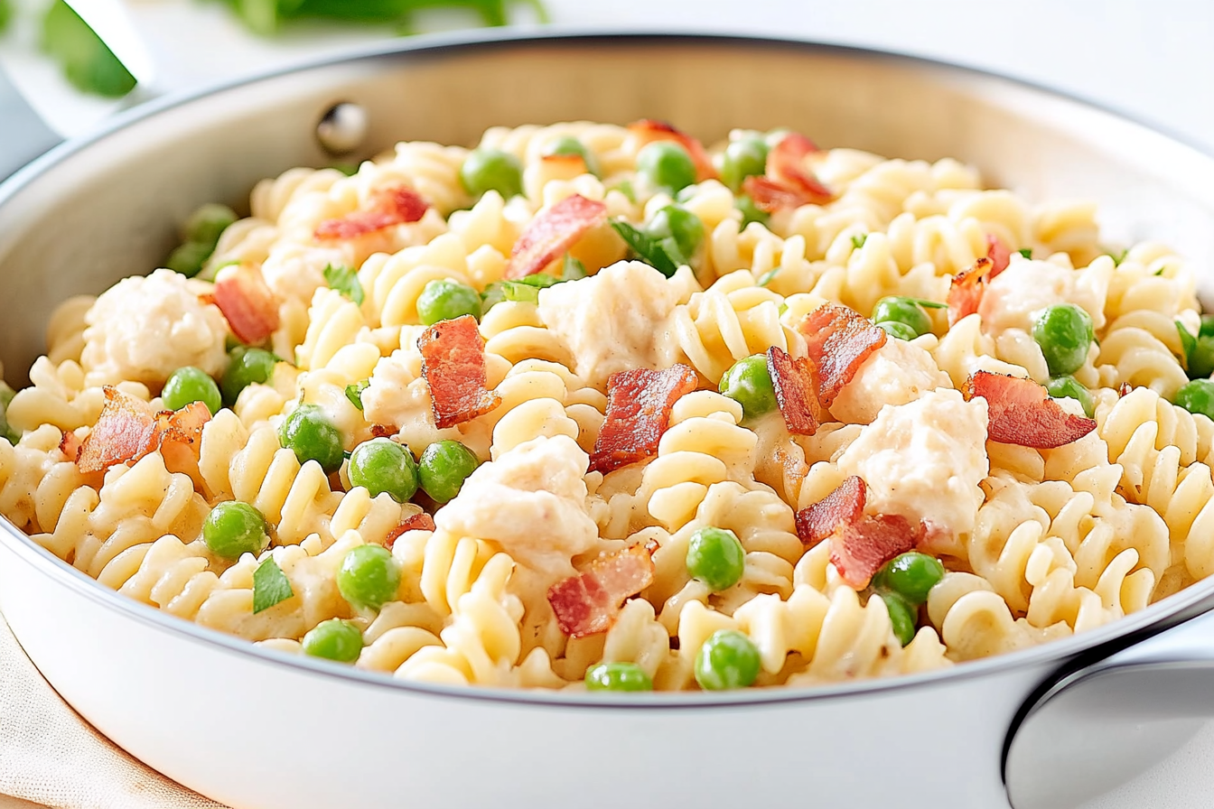 Fusilli kremowe z pancettą