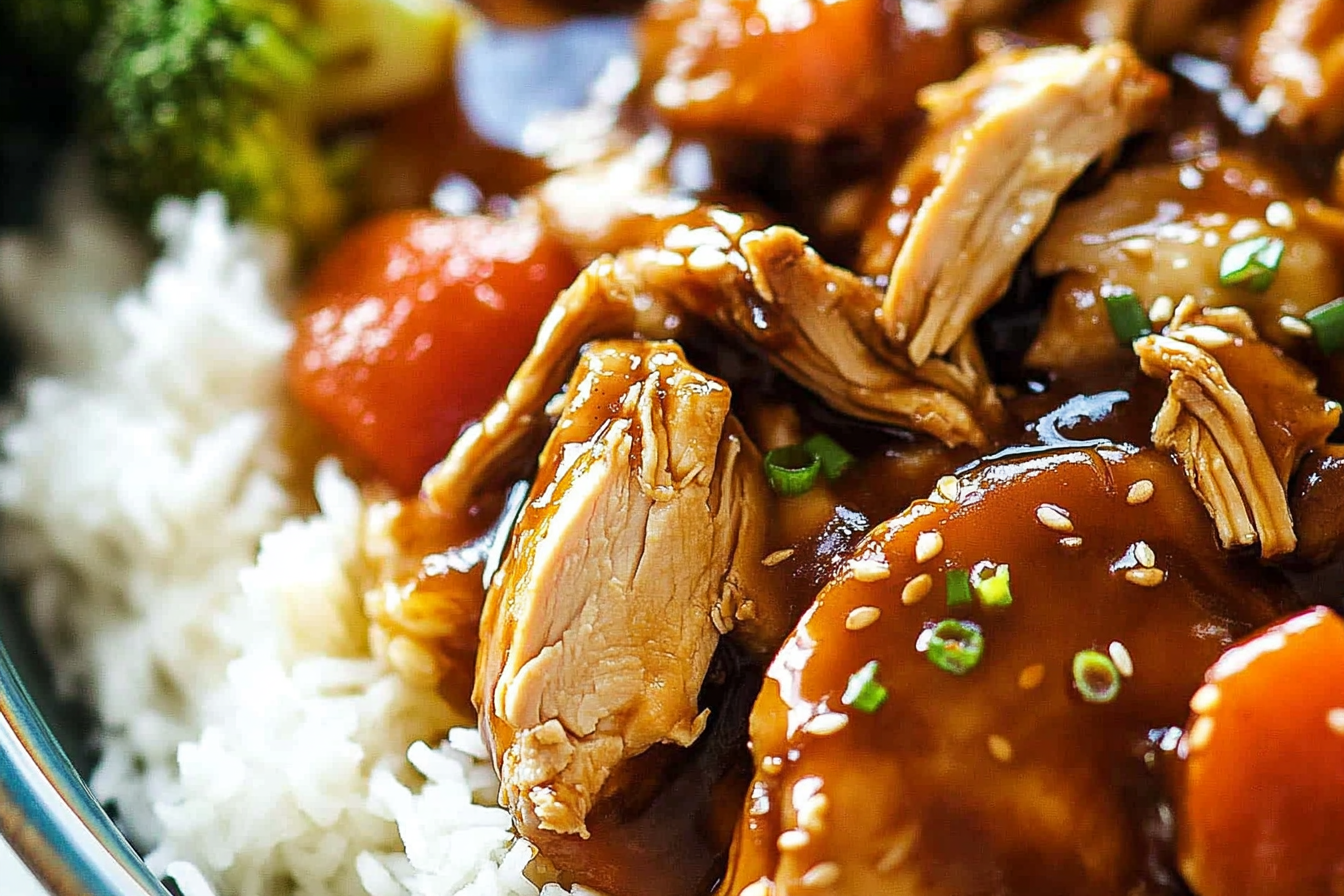 Kurczak teriyaki w wolnowarze