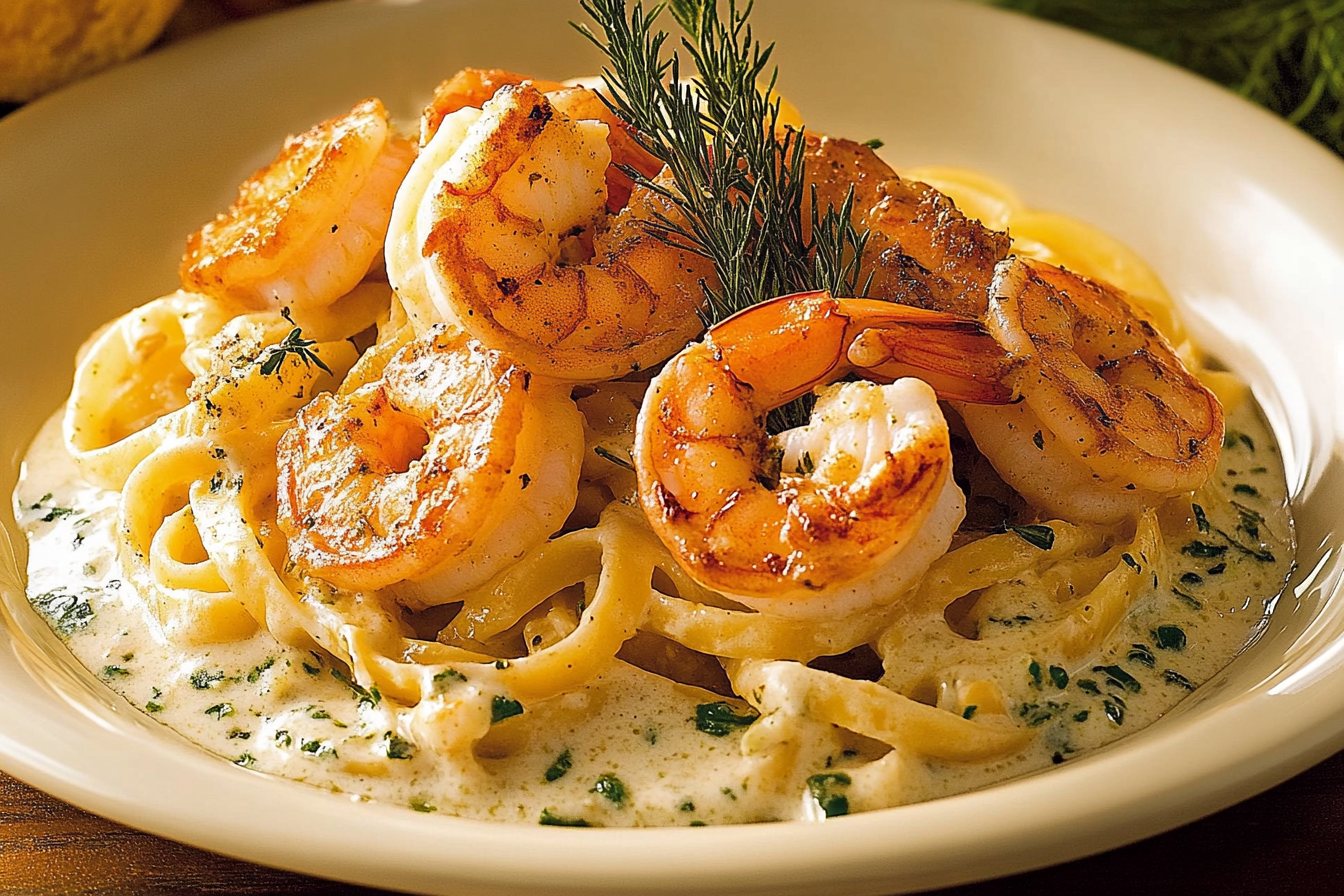 Linguine z owocami morza