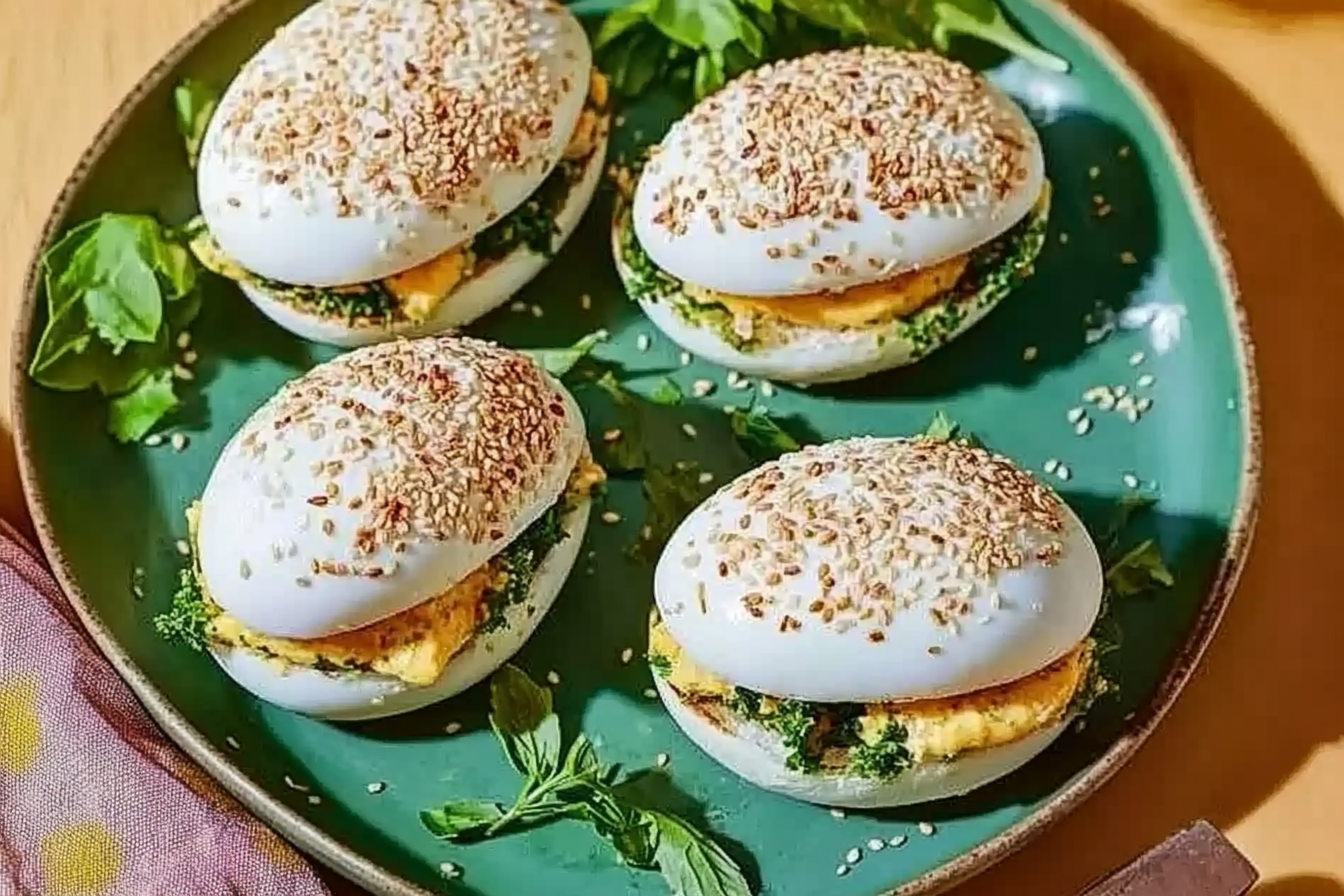 Mini burgery z jajkiem