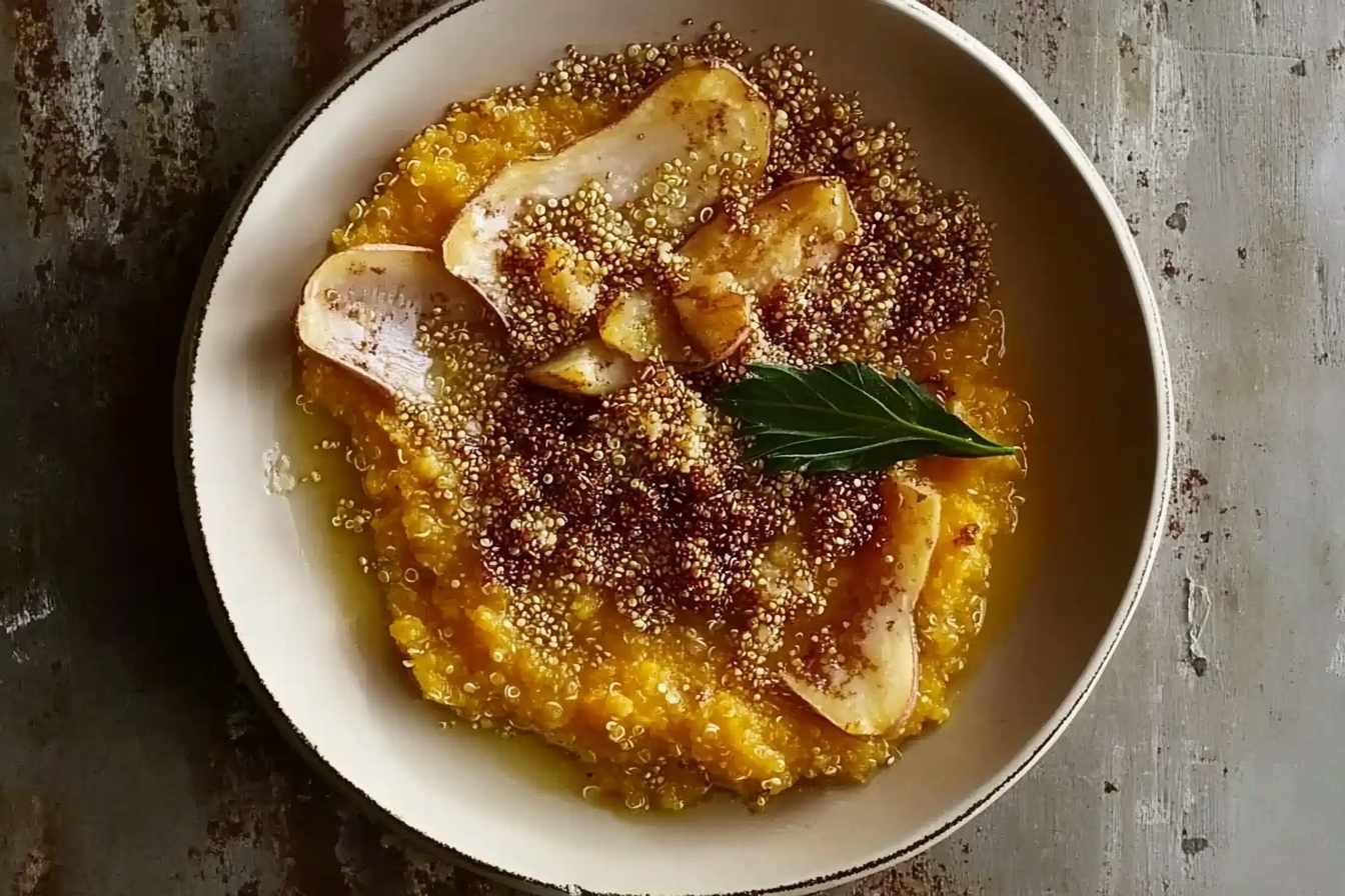 Puree z batatów i quinoa