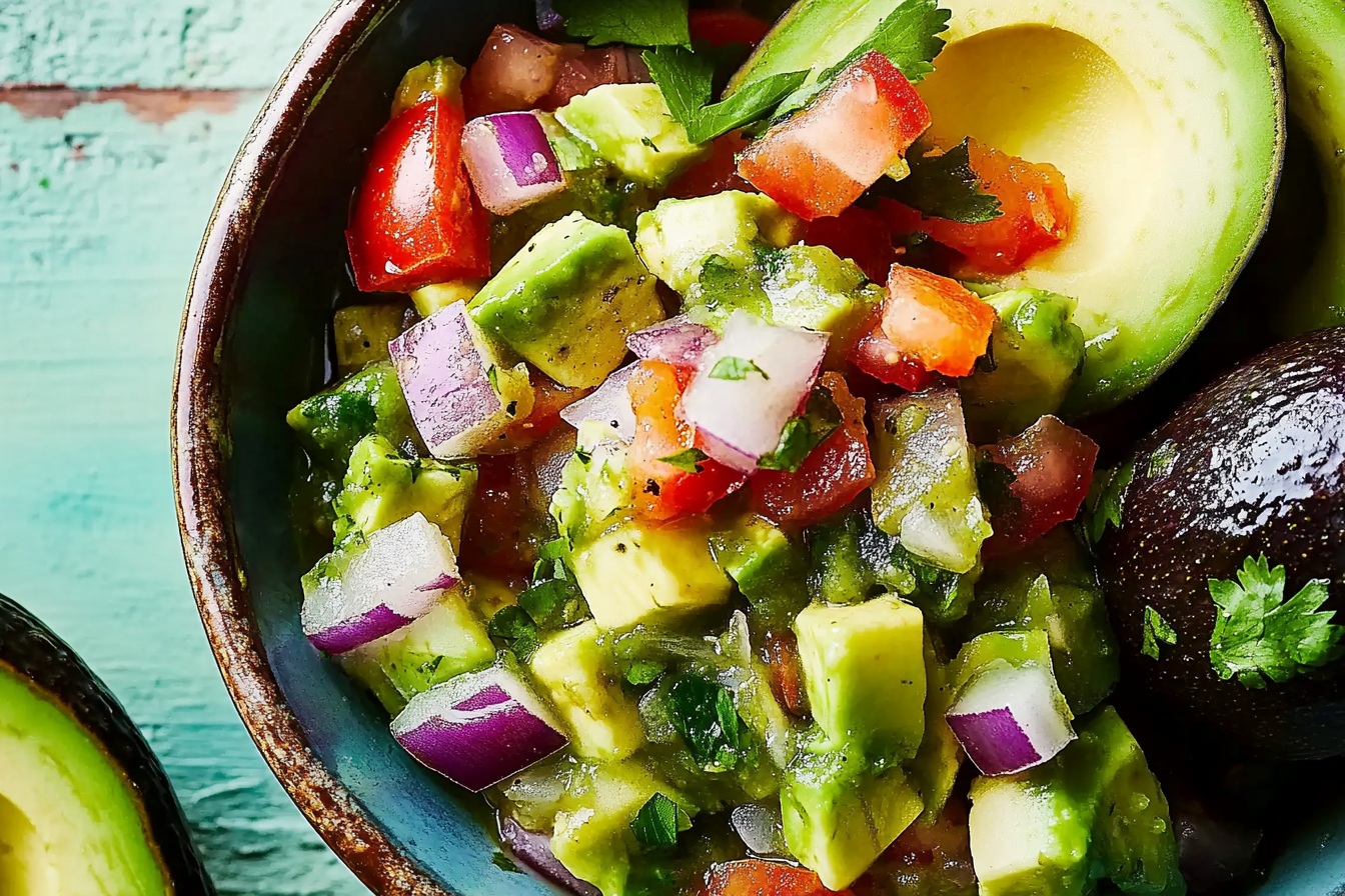 Salsa z awokado i poblano