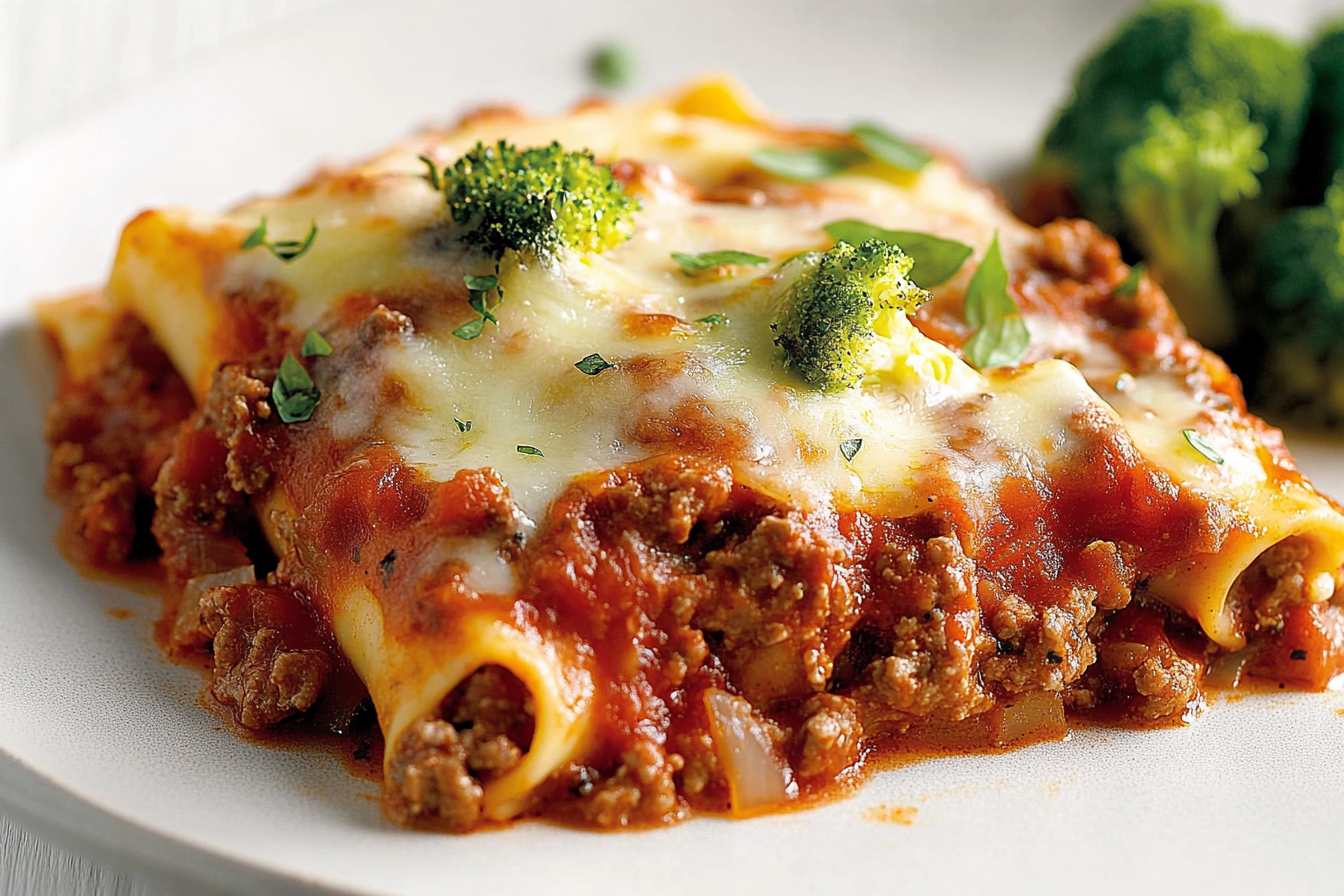 Cannelloni w sosie mięsnym