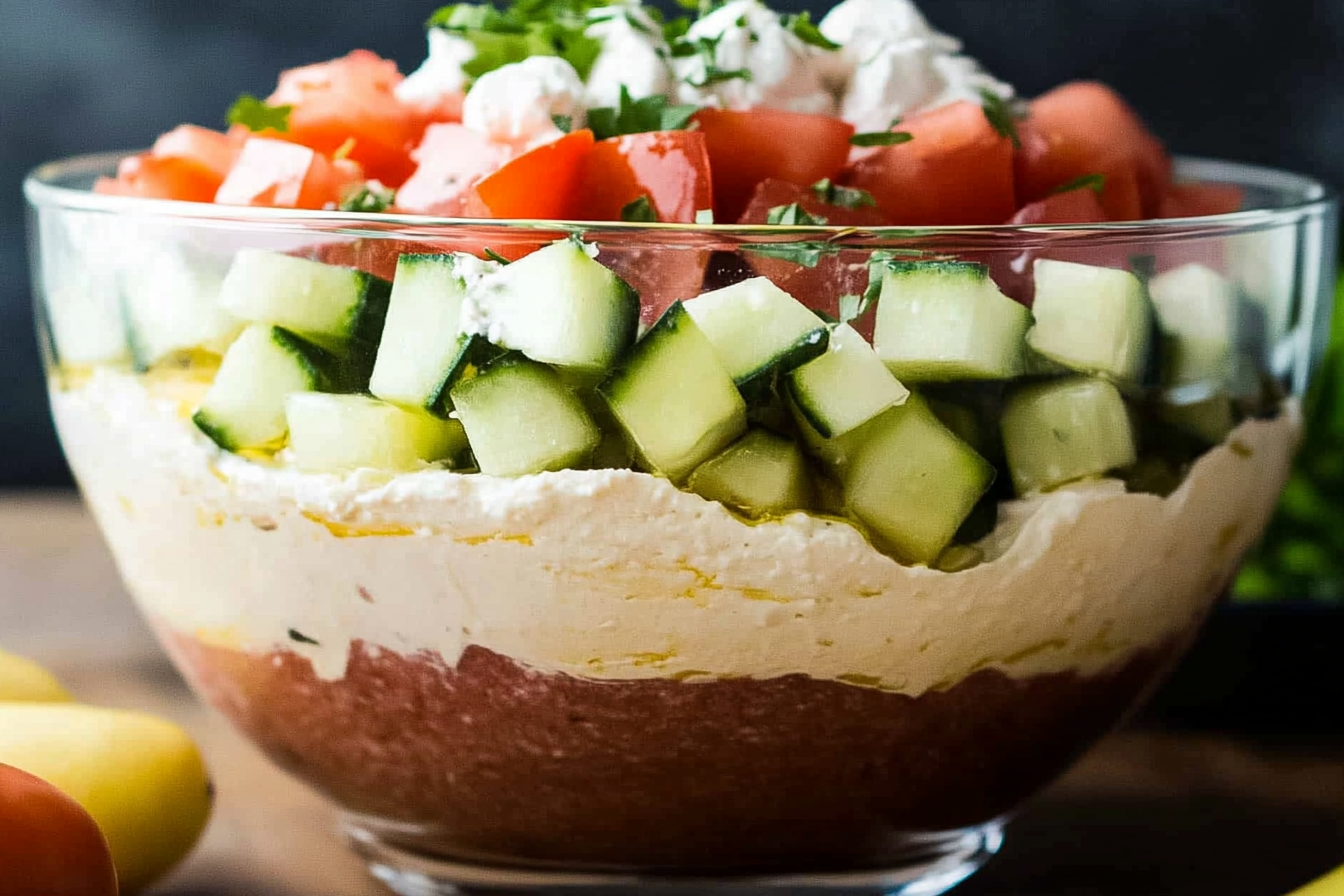 Grecka warstwowa salsa