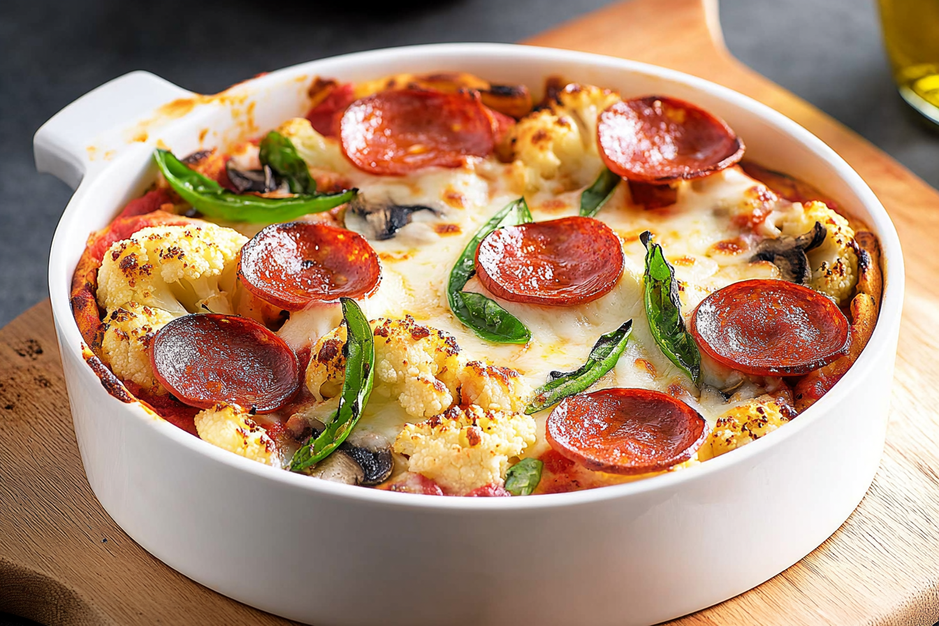 Pizza kalafiorowa z frytkownicy powietrznej