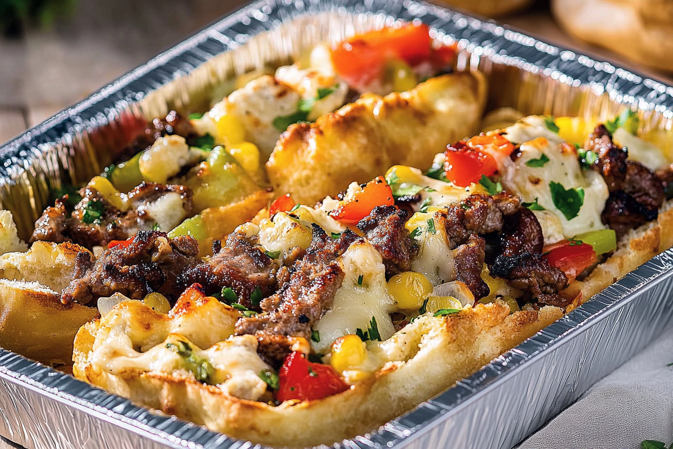 Bocadillos cheesesteak